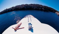 Yacht FELIDAN - Bow